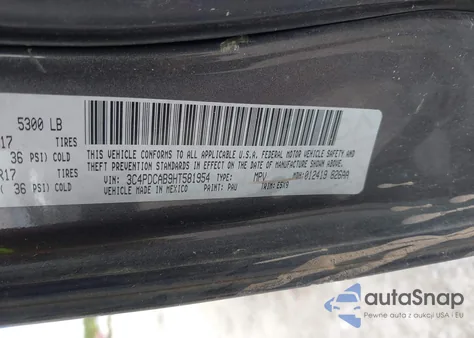 2017 Dodge Journey Se from USA, damaged, VIN 3C4PDCAB9HT581954